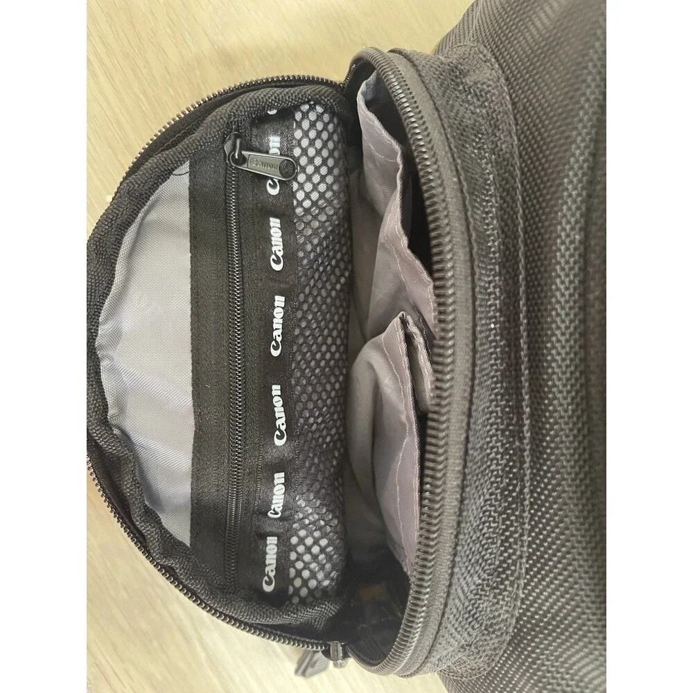 Canon Padded Nylon Camera Carry/Shoulder Bag w/ Strap, Accessory Compartments